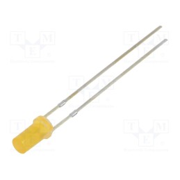 1 pcs x OPTOSUPPLY - OSO5JA3NE4A - LED, 3mm, orange, 100÷150mcd, 140°, Front: flat, 1.8÷2.6V
