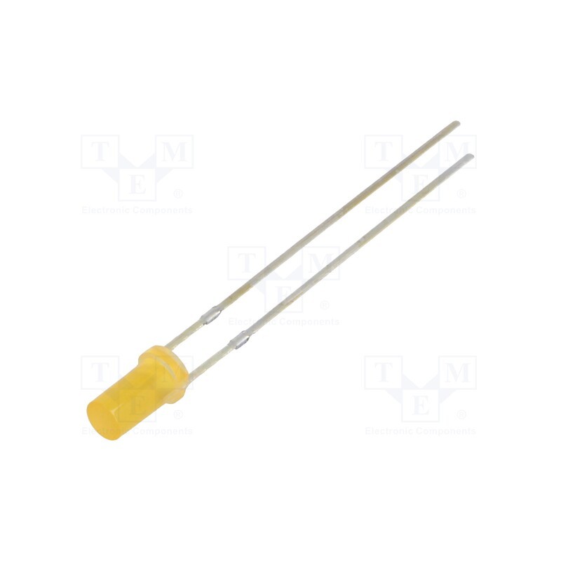 1 pcs x OPTOSUPPLY - OSO5JA3NE4A - LED, 3mm, orange, 100÷150mcd, 140°, Front: flat, 1.8÷2.6V