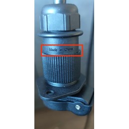 3-pin extension plug, socket for the tractor