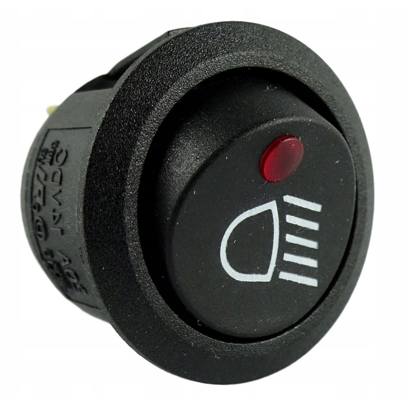 Working light switch 12v 20a 20mm
