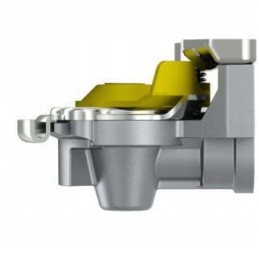 Automatic pneumatic connector m22x1 5 yellow coils