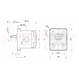 Honda GX120 internal combustion engine, pump 5 22l 1 45cm3