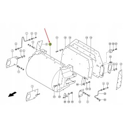 Housing cover Claas Jaguar 078497