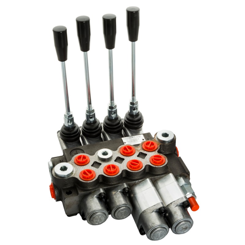 4-section hydraulic distributor 40l 2p 1j 1z