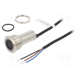 1 pcs x ONPOW - ONPOW91-25E-10BY-SS-RG - Switch: vandal resistant, Pos: 2, SPST-NO, 300mA/24VDC, IP65, 1.5kV