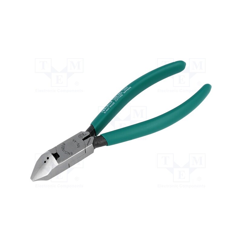 1 pcs x ENGINEER - NN-46 - Pliers, side,cutting,for wire stripping, 150mm, without chamfer