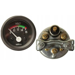 Universal voltmeter indicator 8 16v 52mm