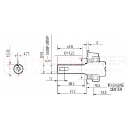 Honda GX120 internal combustion engine, pump 8 82l 2 45cm3
