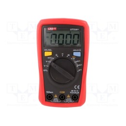 1 pcs x UNI-T - UT33A+ - Digital multimeter, LCD, VDC: 200mV,2V,20V,200V,600V, VAC: 600V