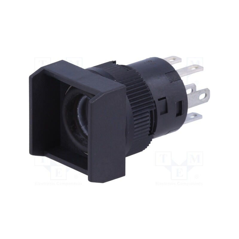 1 pcs x NKK SWITCHES - YB25WSKW01 - Switch: push-button, Pos: 2, DPDT, 3A/125VAC, ON-(ON), 200MΩ, YB
