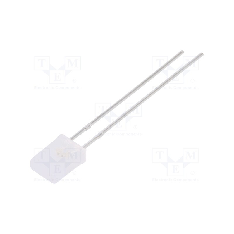 1 pcs x LUCKYLIGHT - LL-257YGM1G-1B - LED, rectangular, 2x5x7.05mm, bipolar,bicolour, 9÷20mcd, 150°