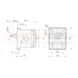 Honda GX270 internal combustion engine, pump 22 5l 6 25cm3