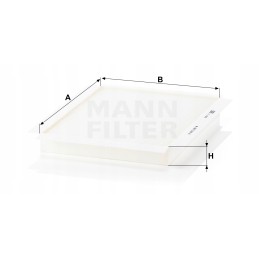 Mann filter cu 2622 cabin filter