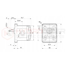 Honda GX270 internal combustion engine, pump 16 9l 4 70cm3