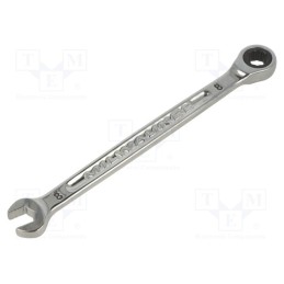 1 pcs x Milwaukee - 4932471501 - Wrench, combination spanner,with ratchet, 8mm, Maxbite, L: 146mm