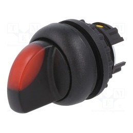 1 pcs x EATON ELECTRIC - M22S-WLK-R - Switch: rotary, 22mm, Stabl.pos: 1, red, M22-FLED,M22-LED, IP67