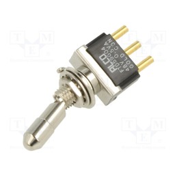 1 pcs x TE Connectivity - 4-6437630-0 - Switch: toggle, Pos: 2, SPDT, ON-ON, 0.4A/20VAC, 0.4A/20VDC, 10mΩ