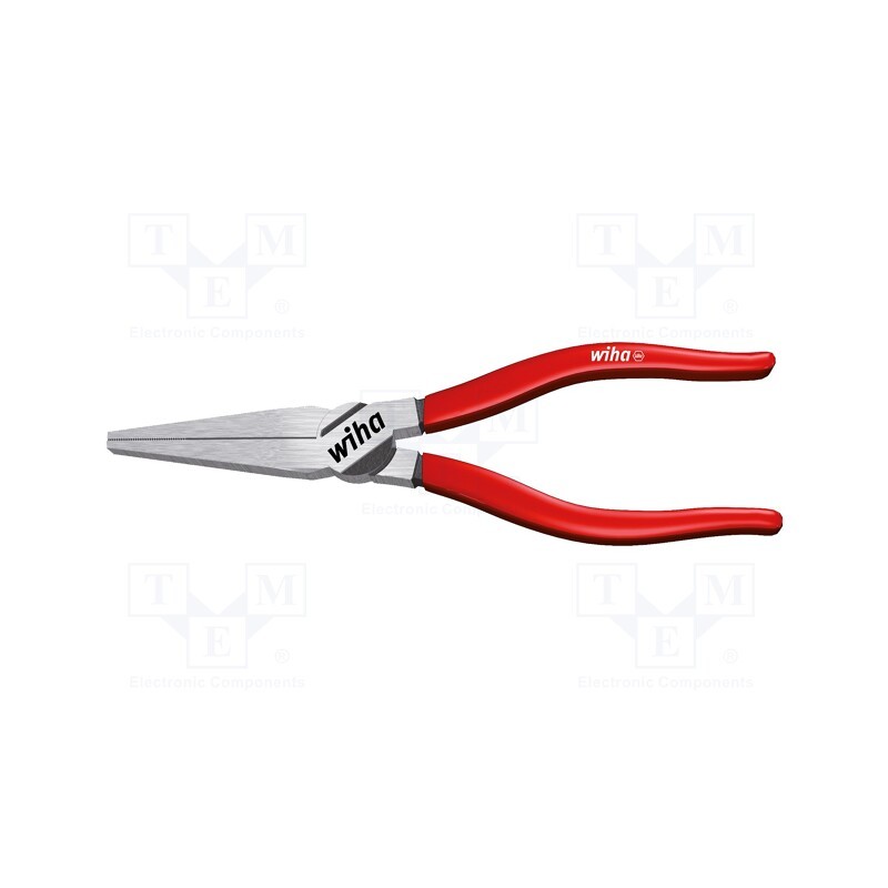 1 pcs x WIHA - 27344 - Pliers, flat, 160mm, Langbeck Classic, blister
