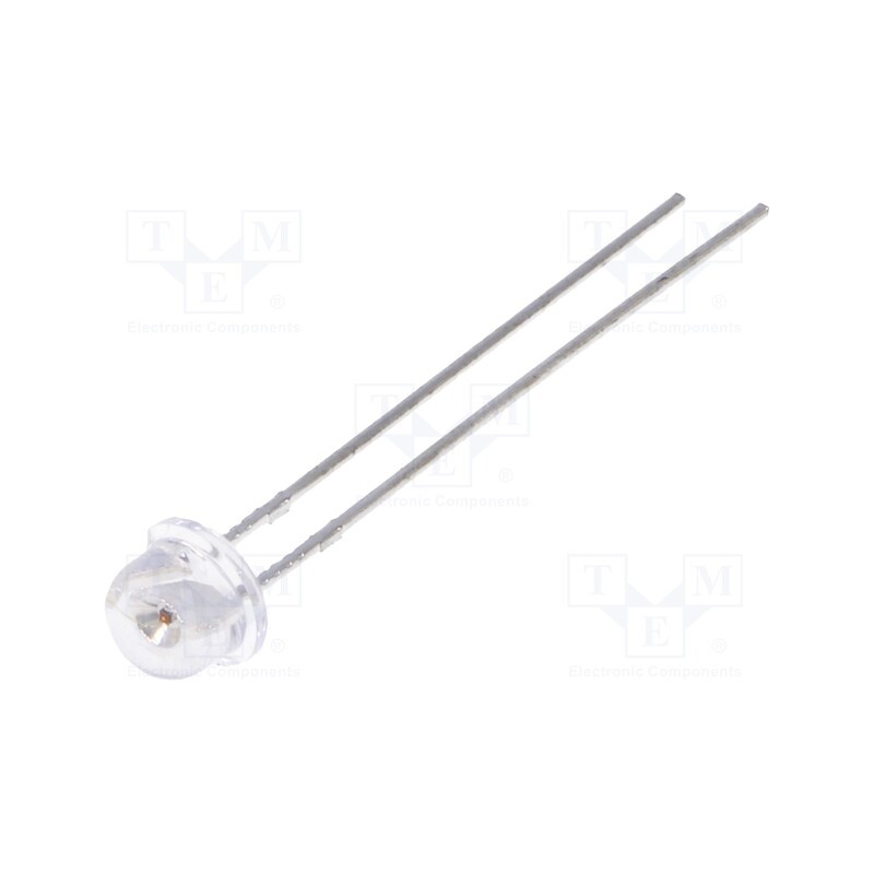 1 pcs x LUCKYLIGHT - LL-483AC1F-4C - LED, 4.8mm, orange, 600÷1000mcd, 100°, Front: convex, 1.5÷2.4V, THT