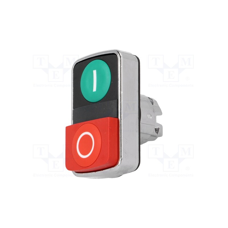 1 pcs x SCHNEIDER ELECTRIC - ZB4BL7341 - Switch: double, 22mm, Stabl.pos: 1, green/red, none, IP66, Pos: 2