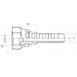 Dkj cuff dn6 1 2sn unf9 16 18 x10 hydrolider