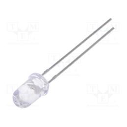 1 pcs x LUCKYLIGHT - LL-503YC2E-2BC - LED, 5mm, yellow, 2900÷5000mcd, 15°, Front: convex, 1.6÷2.4V