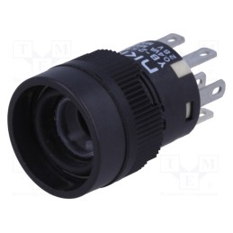1 pcs x NKK SWITCHES - YB25WCKG01 - Switch: push-button, Pos: 2, DPDT, 0.01A/28VAC, 0.01A/28VDC, 200MΩ