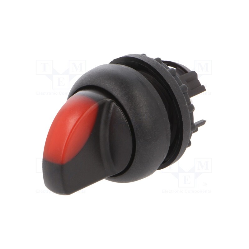 1 pcs x EATON ELECTRIC - M22S-WRLK-R - Switch: rotary, 22mm, Stabl.pos: 2, red, M22-FLED,M22-LED, IP67