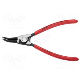 1 pcs x KNIPEX - 46 31 A22 - Pliers, for circlip, external, 19÷60mm, Pliers len: 185mm, angular