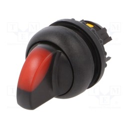 1 pcs x EATON ELECTRIC - M22S-WLK3-R - Switch: rotary, 22mm, Stabl.pos: 1, red, M22-FLED,M22-LED, IP67