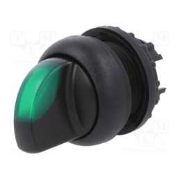 1 pcs x EATON ELECTRIC - M22S-WLK-G - Switch: rotary, 22mm, Stabl.pos: 1, green, M22-FLED,M22-LED, IP67