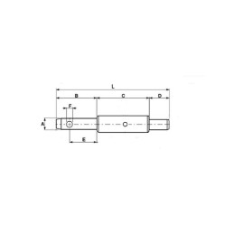 Connector pin 1 2 22x28mm
