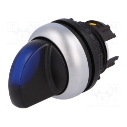 1 pcs x EATON ELECTRIC - M22-WLK-B - Switch: rotary, 22mm, Stabl.pos: 1, blue, M22-FLED,M22-LED, IP67