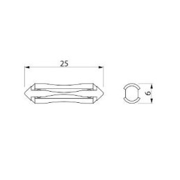 9pcs tubular cylindrical fuse 8a 16a 25a
