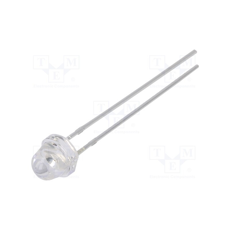 1 pcs x OPTOSUPPLY - OSO5JA6131A - LED, 5mm, orange, 500÷1120mcd, 30°, Front: convex, 1.8÷2.6V, bullet