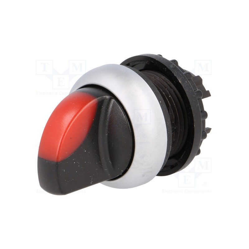 1 pcs x EATON ELECTRIC - M22-WLK-R - Switch: rotary, 22mm, Stabl.pos: 1, red, M22-FLED,M22-LED, IP67