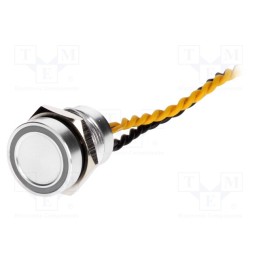 1 pcs x ONPOW - PS165P10YNT1Y12V - Switch: piezoelectric, Pos: 2, SPST-NO, 0.2A/24VAC, 0.2A/24VDC