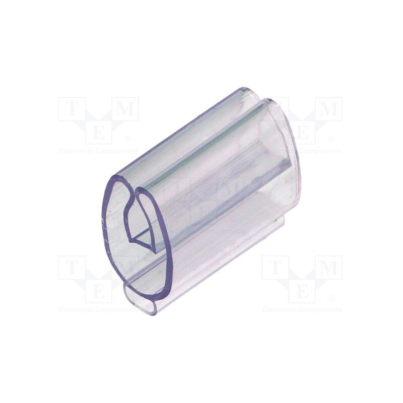 100 pcs x WEIDMu00dcLLER - CLI T 3-20 - Markers, 8÷16mm, PVC, transparent, -30÷80°C, CLI T, UL94V-0, H: 20mm