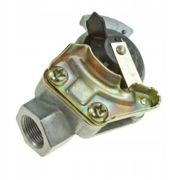 Soft pneumatic connector with valve