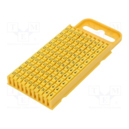 100 pcs x HELLERMANNTYTON - 561-03303 - Markers, Marking: L1,L2,L3,ground, 4.3÷5.3mm, polyamide, yellow