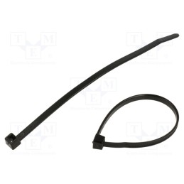 100 pcs x HELLERMANNTYTON - 111-05860 - Cable tie, L: 150mm, W: 4.6mm, polyamide, 225N, black, Ømax: 35mm