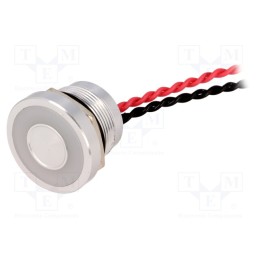 1 pcs x ONPOW - PS193P10YNT1R12VL - Switch: piezoelectric, Pos: 2, SPST-NO, 0.2A/24VAC, 0.2A/24VDC