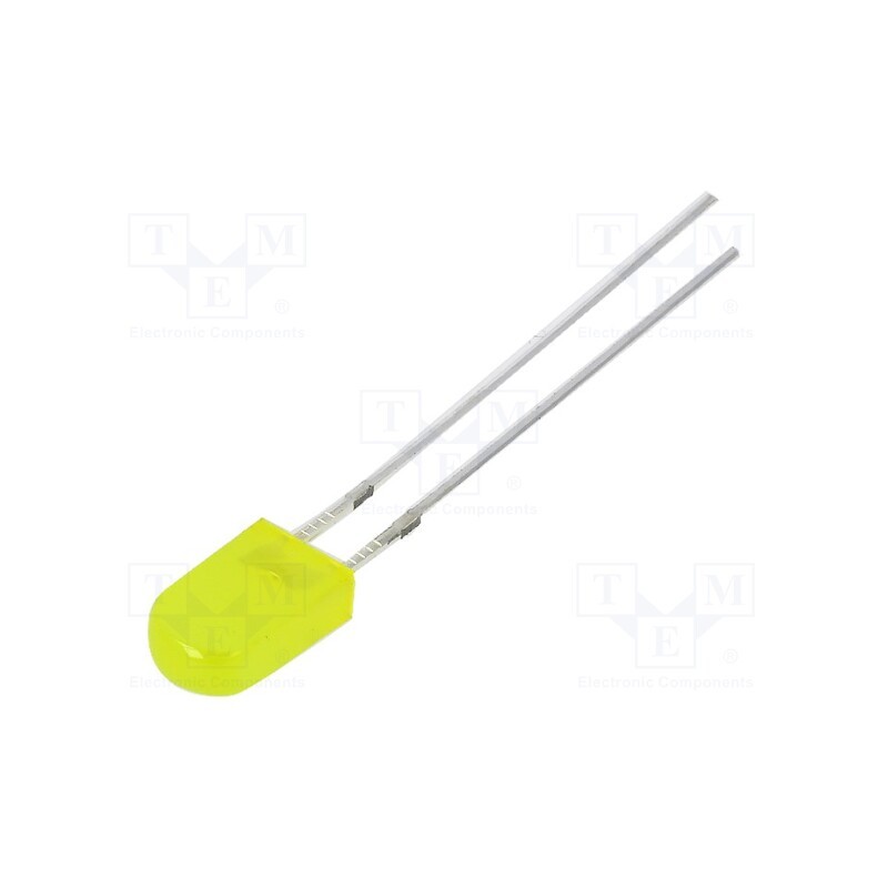 1 pcs x OPTOSUPPLY - OSY5JA7WA4B - LED, rectangular, 2.43x5x8.6mm, yellow, 150÷220mcd, 100°, 20mA
