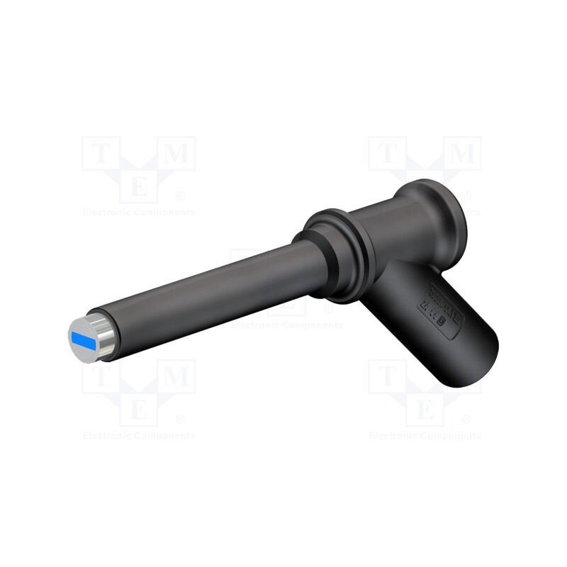 1 pcs x STu00c4UBLI - 66.9509-21 - Probe tip, 2A, black, Tip diameter: 7mm, Socket size: 4mm