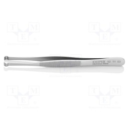 1 pcs x KNIPEX - 92 11 03 - Tweezers, 122mm, for precision works, Type of tweezers: curved