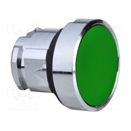 1 pcs x SCHNEIDER ELECTRIC - ZB4BP38 - Switch: push-button, 22mm, Stabl.pos: 1, green, none, IP66, flat