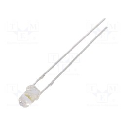 1 pcs x OPTOSUPPLY - OSG8HA3Z71A - LED, 3mm, yellow green, 150÷220mcd, 70°, Front: convex, 1.8÷2.6V