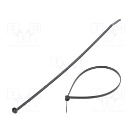 100 pcs x PANDUIT - BT2I-C0 - Cable tie, with a metal clasp, L: 203mm, W: 3.6mm, polyamide, 178N