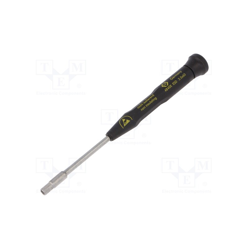 1 pcs x C.K - T4840XESD35 - Screwdriver, 6-angles socket, precision, ESD, Xonic ESD