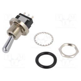 1 pcs x KNITTER-SWITCH - MTW 106 D - Switch: toggle, Pos: 2, SPDT, ON-ON, 6A/125VAC, 6A/6VDC, -45÷140°C